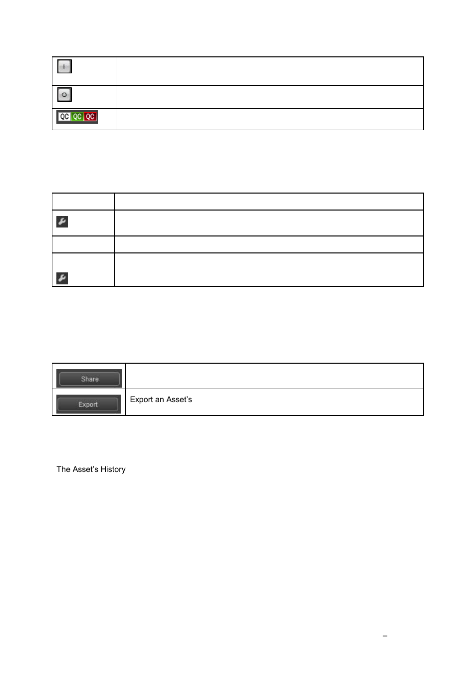 Jobs tab, Sharing tab, History tab | Grass Valley K2 TX/MAM User Manual v.2.4 User Manual | Page 58 / 71