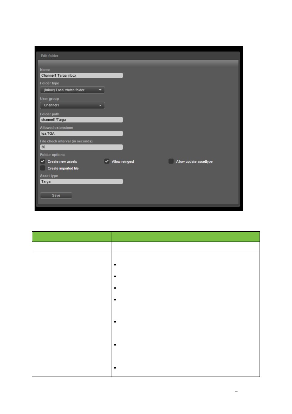 Folders window | Grass Valley K2 TX/MAM User Manual v.2.4 User Manual | Page 62 / 71