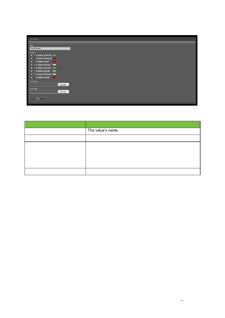 Tx values window | Grass Valley K2 TX/MAM User Manual v.2.4 User Manual | Page 64 / 71