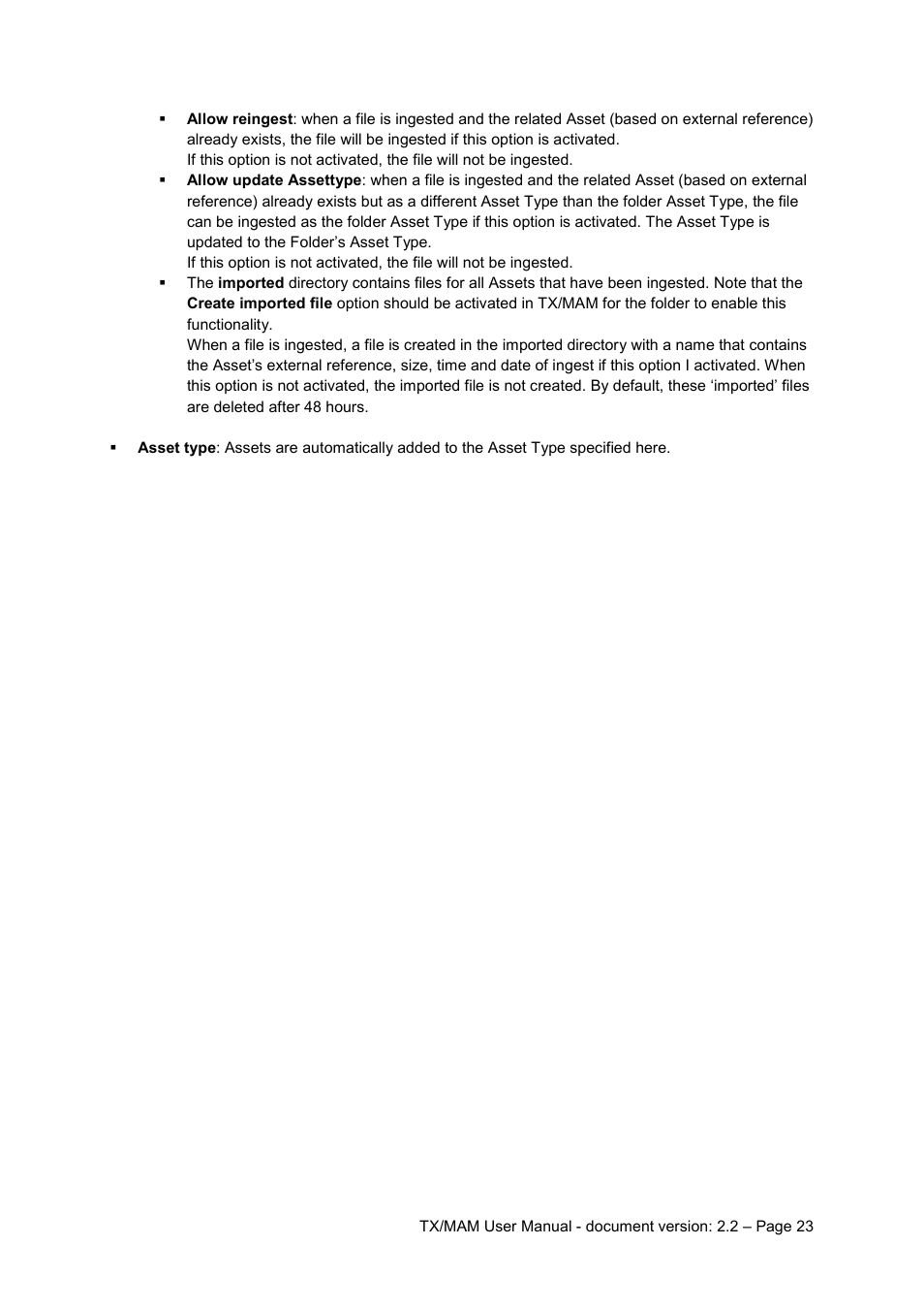 Grass Valley K2 TX/MAM User Manual v.2.2 User Manual | Page 23 / 57