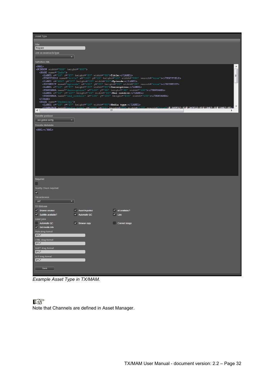 Grass Valley K2 TX/MAM User Manual v.2.2 User Manual | Page 32 / 57