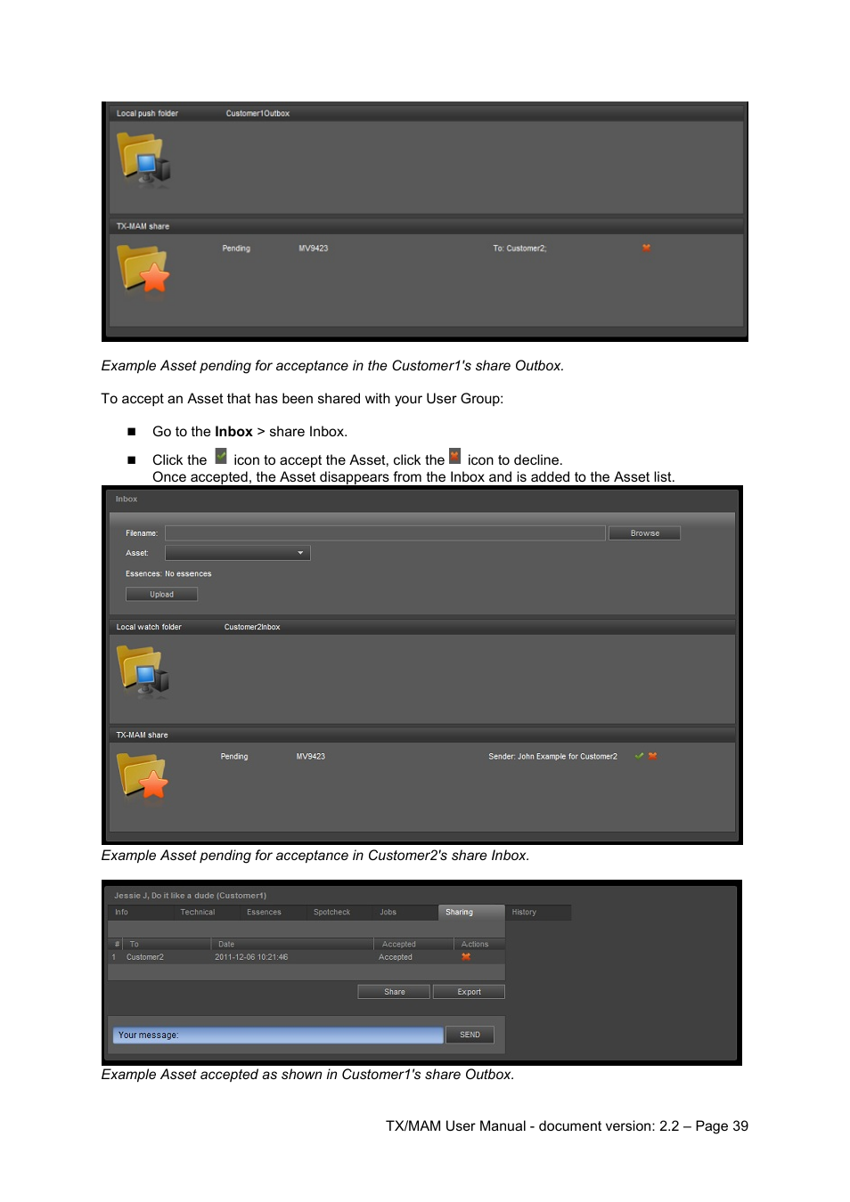 Grass Valley K2 TX/MAM User Manual v.2.2 User Manual | Page 39 / 57