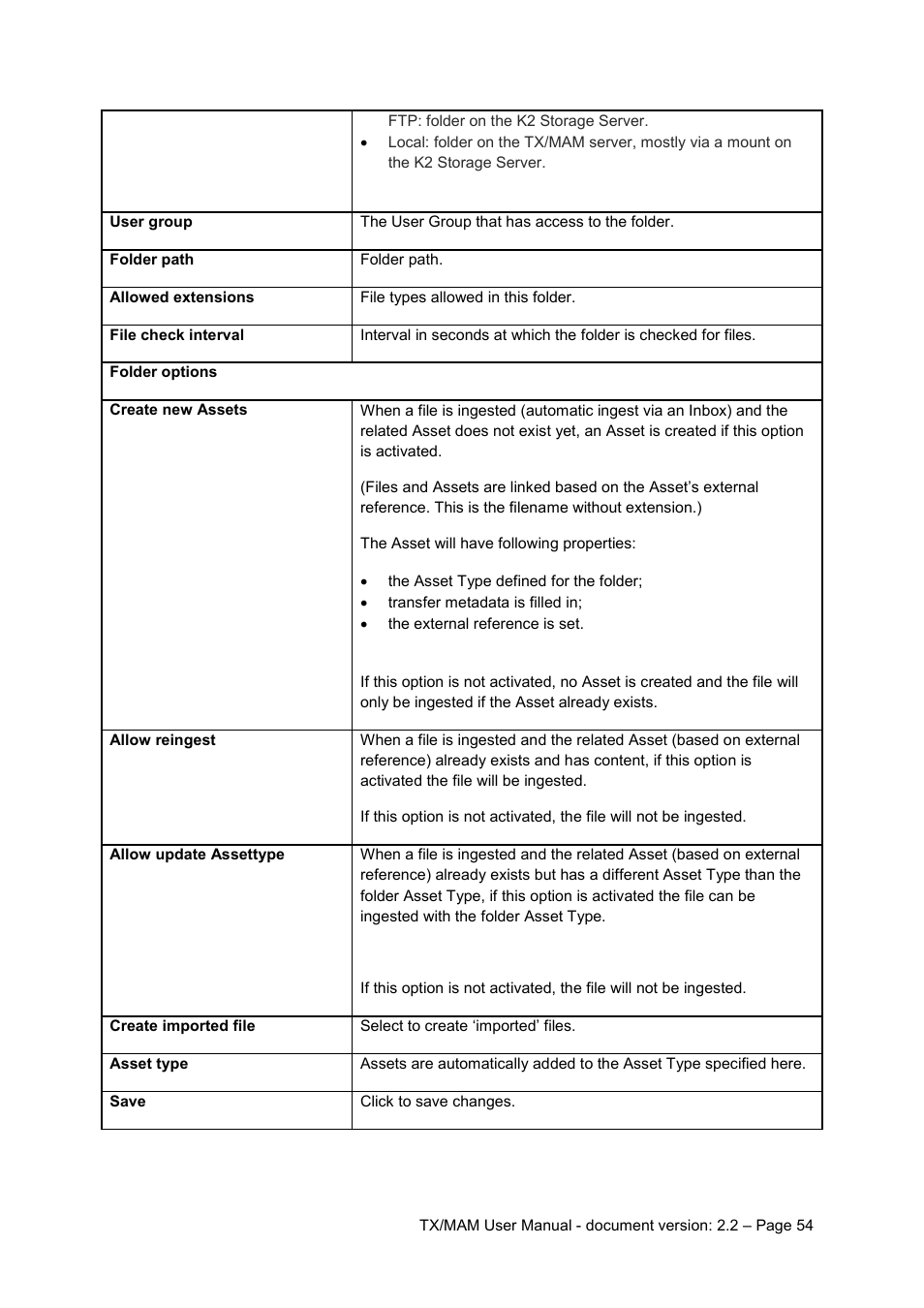 Grass Valley K2 TX/MAM User Manual v.2.2 User Manual | Page 54 / 57