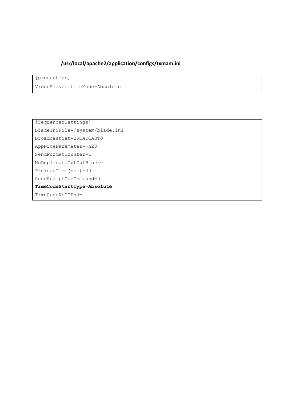 Configuring time mode | Grass Valley K2 TX/MAM Server User Manual v.2.4 User Manual | Page 8 / 15