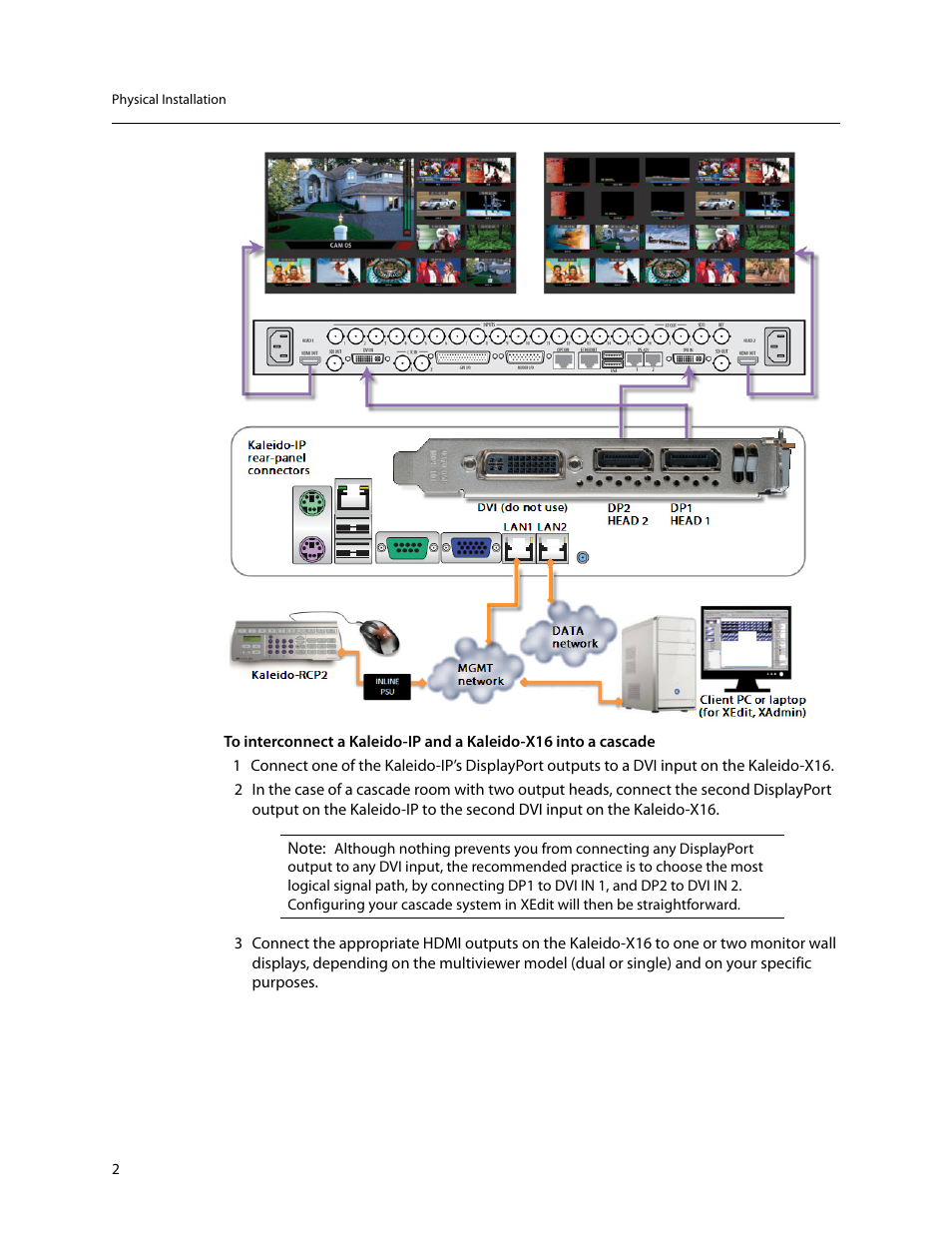 Grass Valley Kaleido-IP with Kaleido-X16 Cascade Manual User Manual | Page 4 / 15