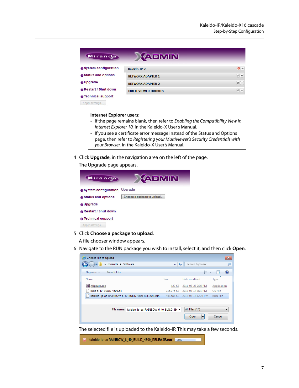 Grass Valley Kaleido-IP with Kaleido-X16 Cascade Manual User Manual | Page 9 / 15