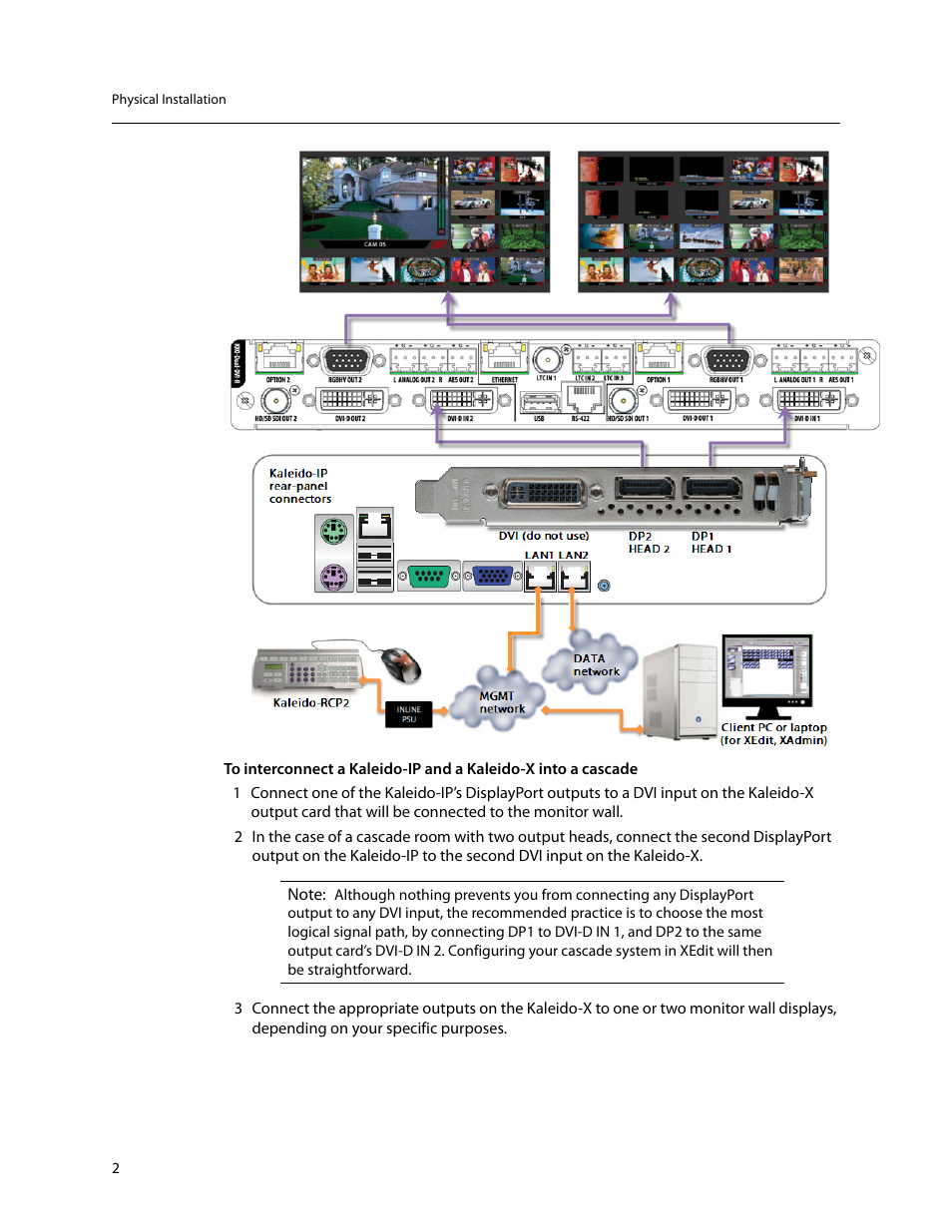 Grass Valley Kaleido-IP with Kaleido-X Cascade Manual User Manual | Page 4 / 15