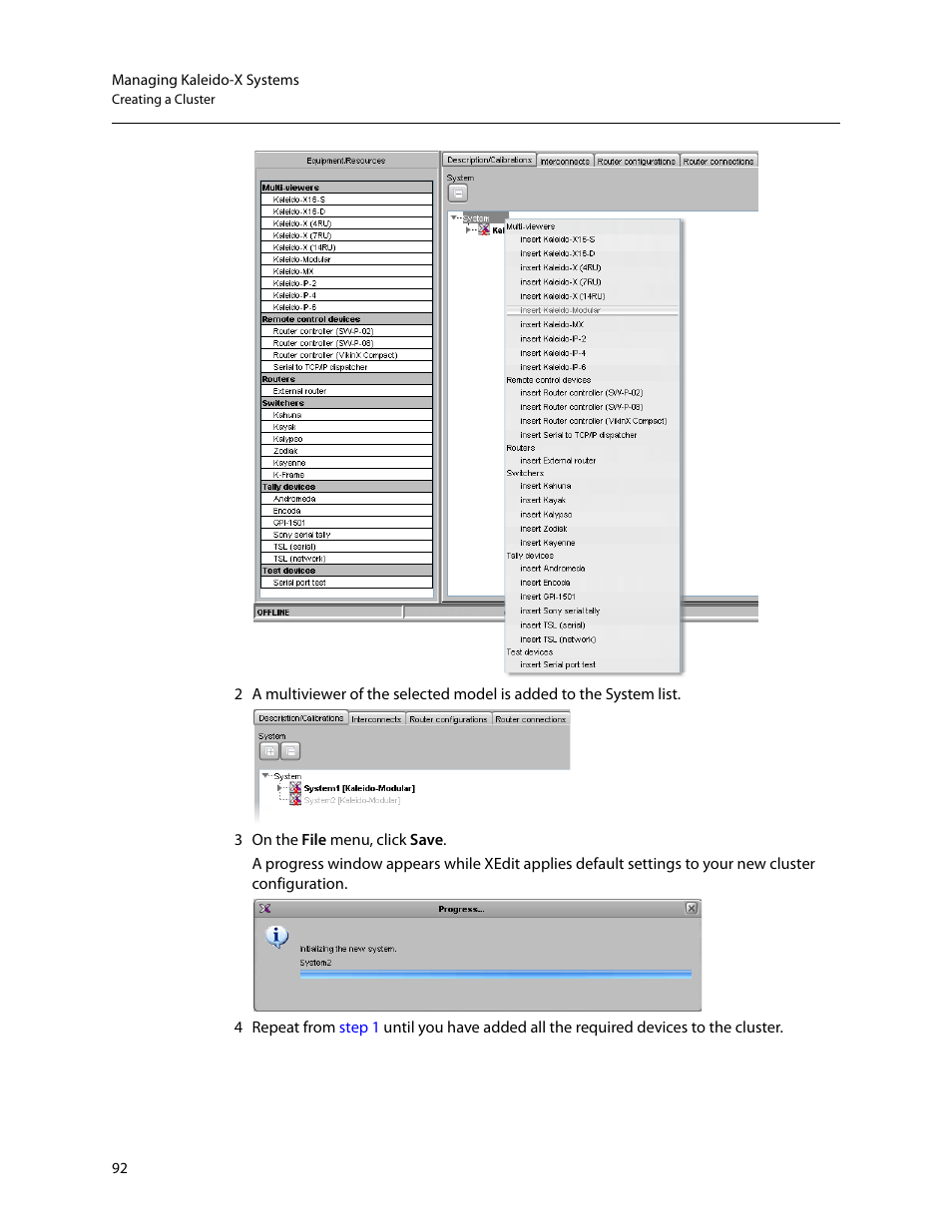 Grass Valley Kaleido-X v.7.80 User Manual | Page 100 / 557