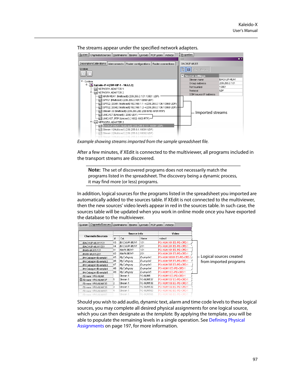 Grass Valley Kaleido-X v.7.80 User Manual | Page 105 / 557