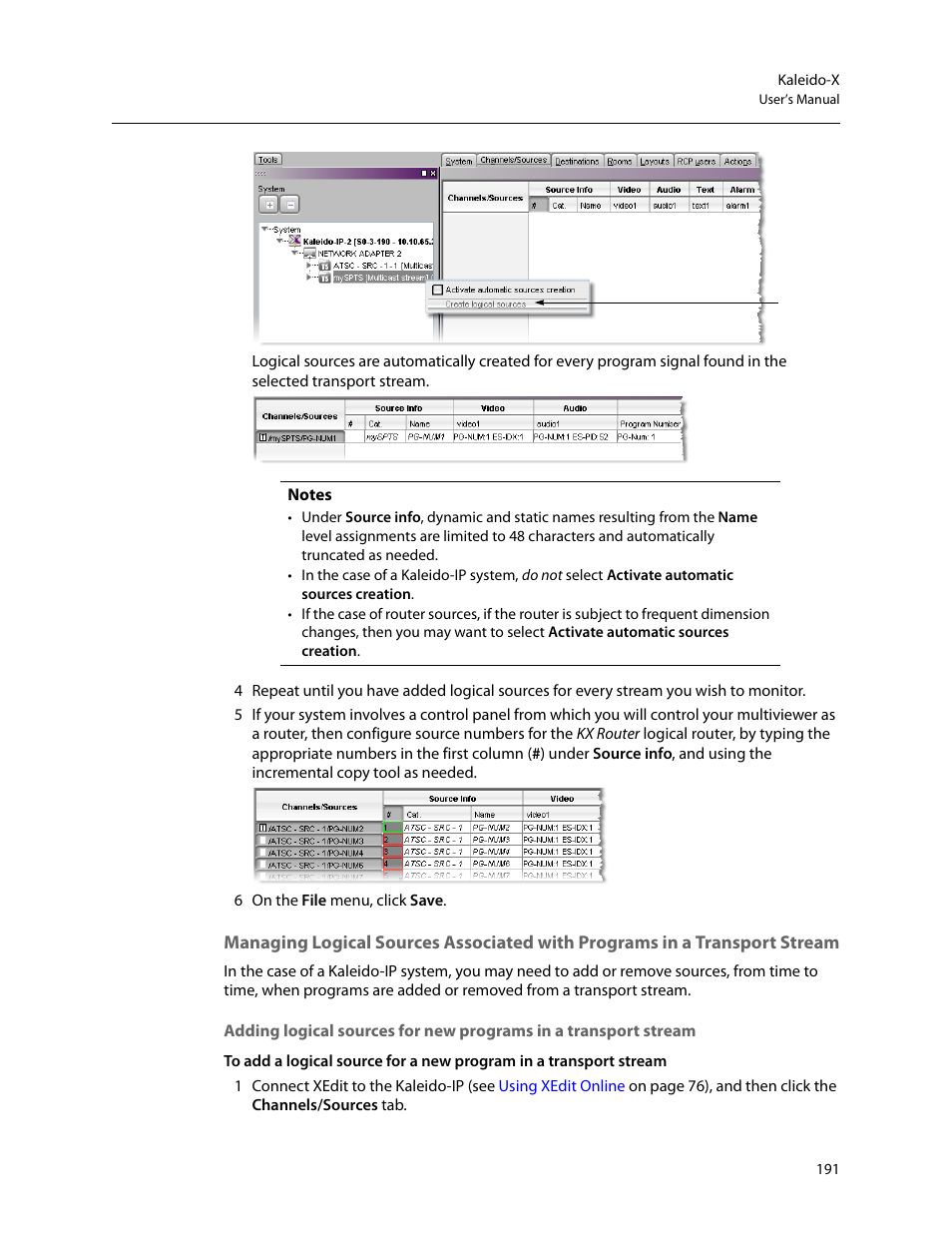 Grass Valley Kaleido-X v.7.80 User Manual | Page 199 / 557