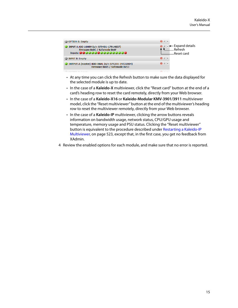 Grass Valley Kaleido-X v.7.80 User Manual | Page 23 / 557