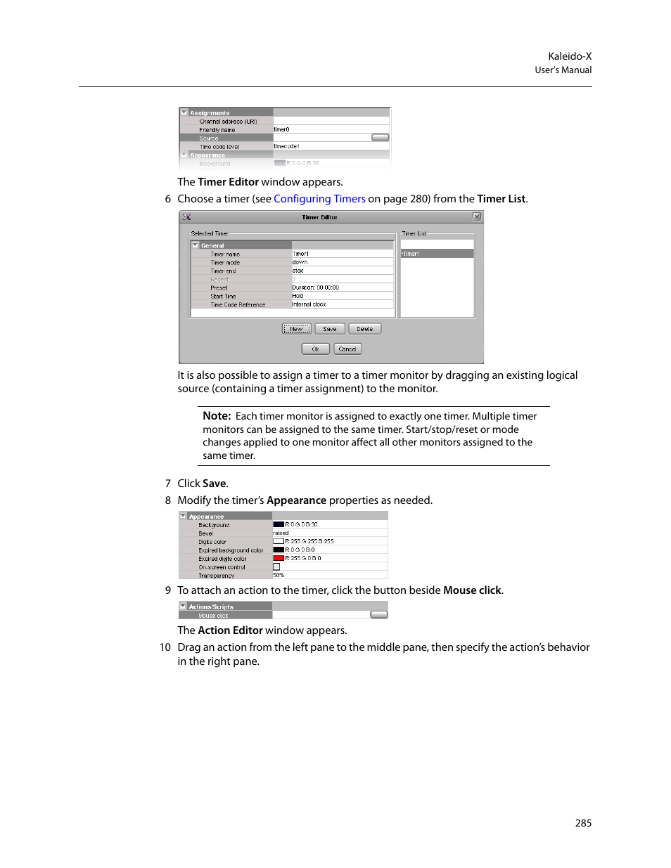 Grass Valley Kaleido-X v.7.80 User Manual | Page 293 / 557
