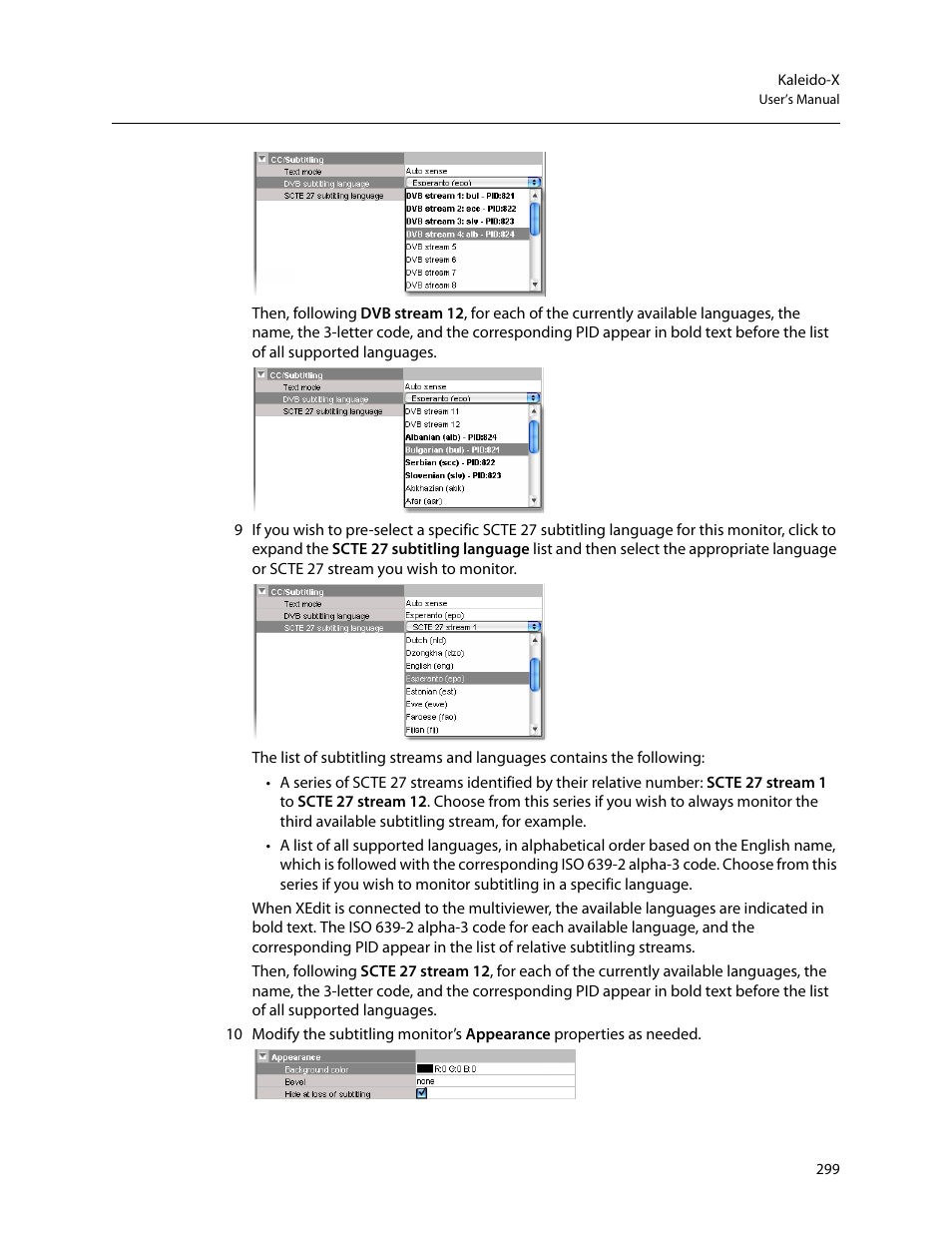 Grass Valley Kaleido-X v.7.80 User Manual | Page 307 / 557