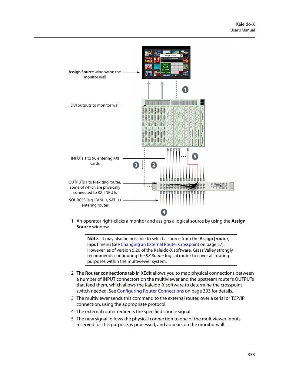 Grass Valley Kaleido-X v.7.80 User Manual | Page 361 / 557