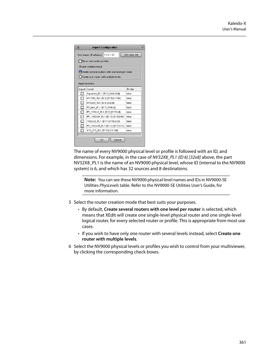 Grass Valley Kaleido-X v.7.80 User Manual | Page 369 / 557