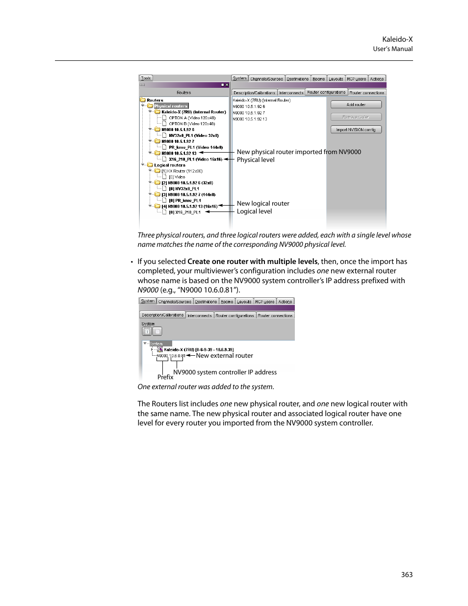 Grass Valley Kaleido-X v.7.80 User Manual | Page 371 / 557
