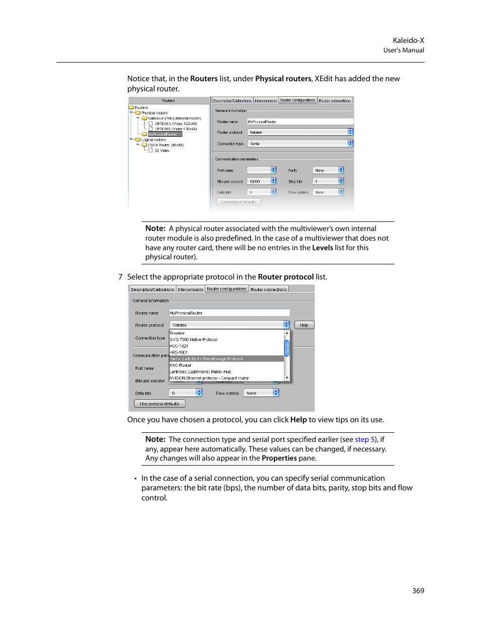 Grass Valley Kaleido-X v.7.80 User Manual | Page 377 / 557