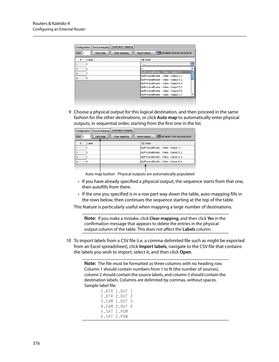 Grass Valley Kaleido-X v.7.80 User Manual | Page 384 / 557