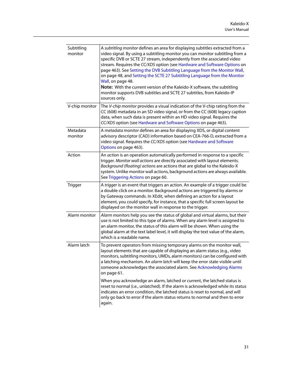 Grass Valley Kaleido-X v.7.80 User Manual | Page 39 / 557