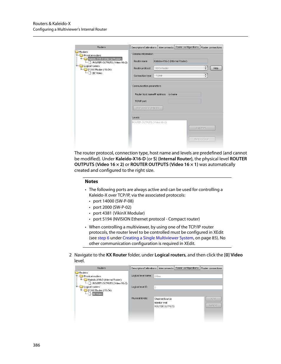 Grass Valley Kaleido-X v.7.80 User Manual | Page 394 / 557