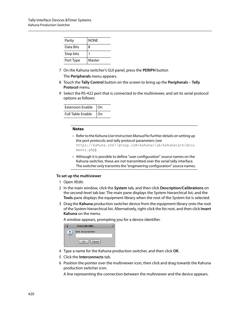 Grass Valley Kaleido-X v.7.80 User Manual | Page 428 / 557