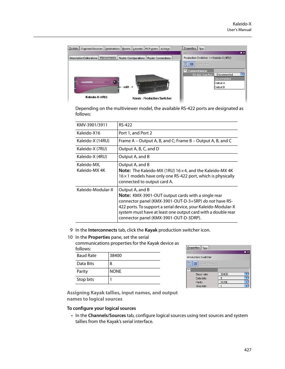 Grass Valley Kaleido-X v.7.80 User Manual | Page 435 / 557