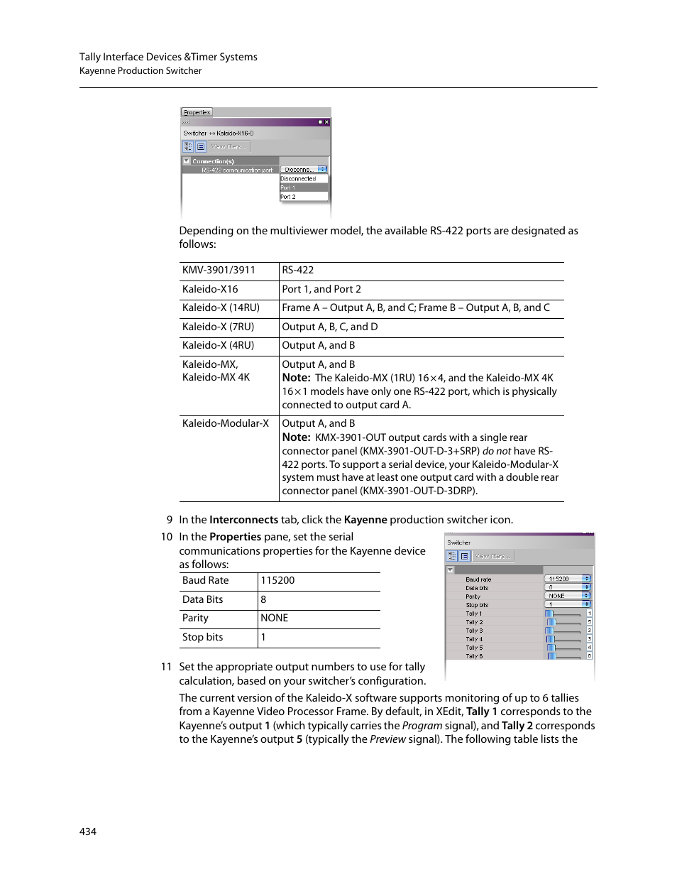 Grass Valley Kaleido-X v.7.80 User Manual | Page 442 / 557