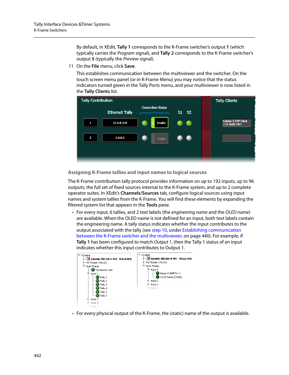 Grass Valley Kaleido-X v.7.80 User Manual | Page 450 / 557