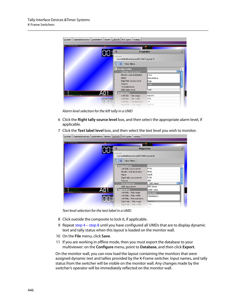 Grass Valley Kaleido-X v.7.80 User Manual | Page 454 / 557