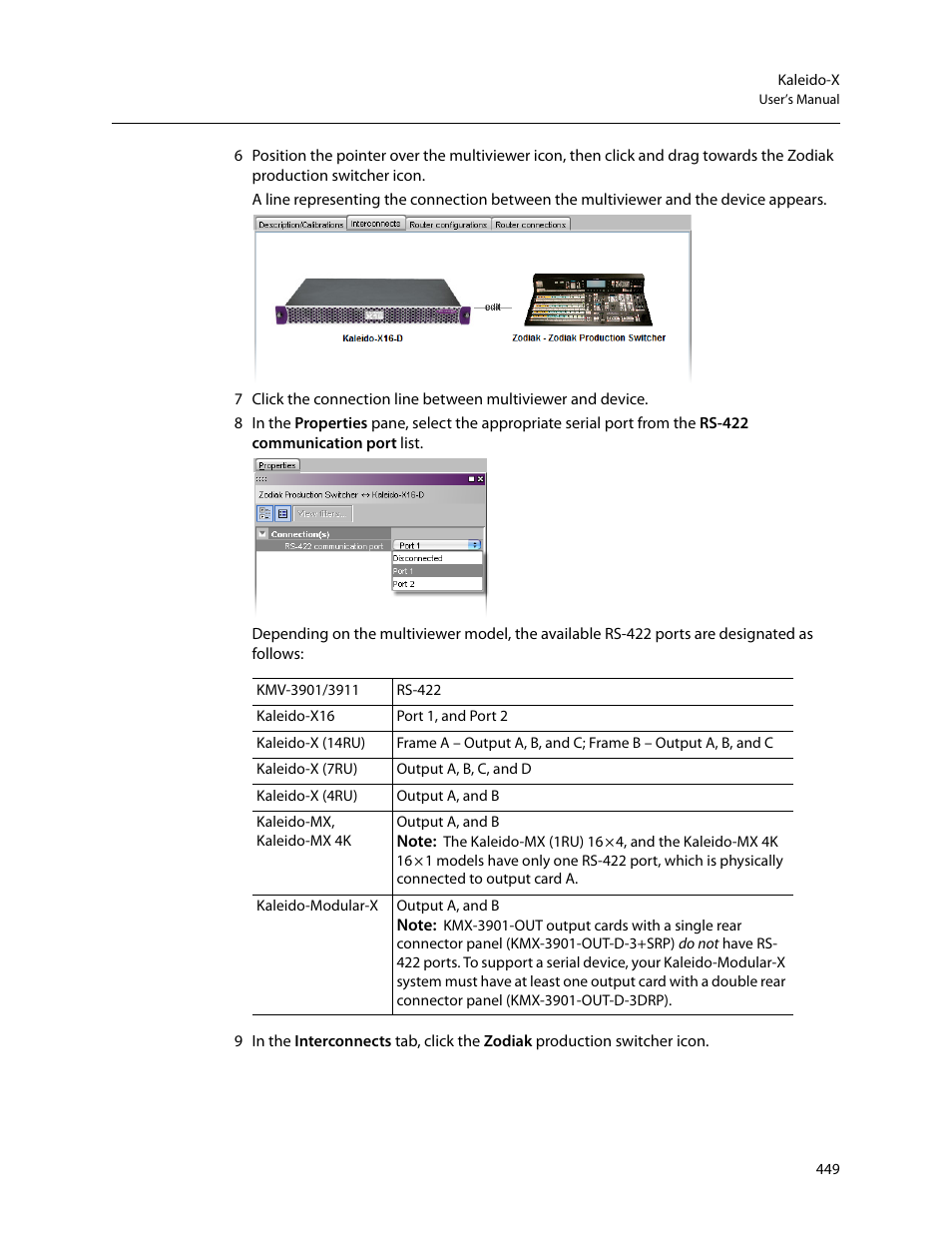 Grass Valley Kaleido-X v.7.80 User Manual | Page 457 / 557