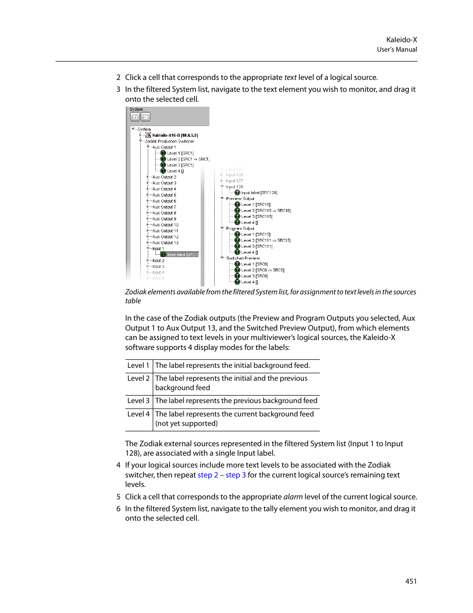 Grass Valley Kaleido-X v.7.80 User Manual | Page 459 / 557