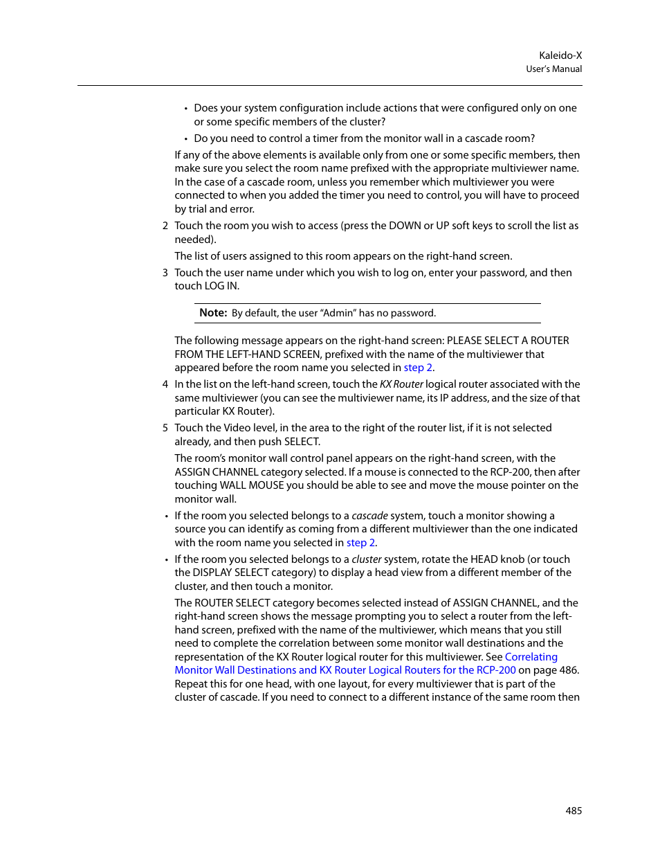 Grass Valley Kaleido-X v.7.80 User Manual | Page 493 / 557