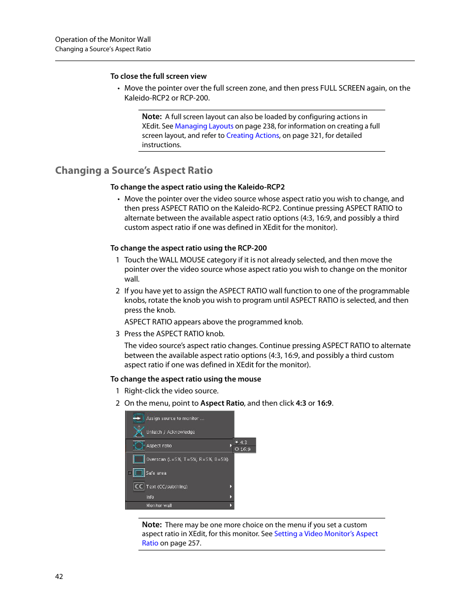 Changing a source’s aspect ratio | Grass Valley Kaleido-X v.7.80 User Manual | Page 50 / 557
