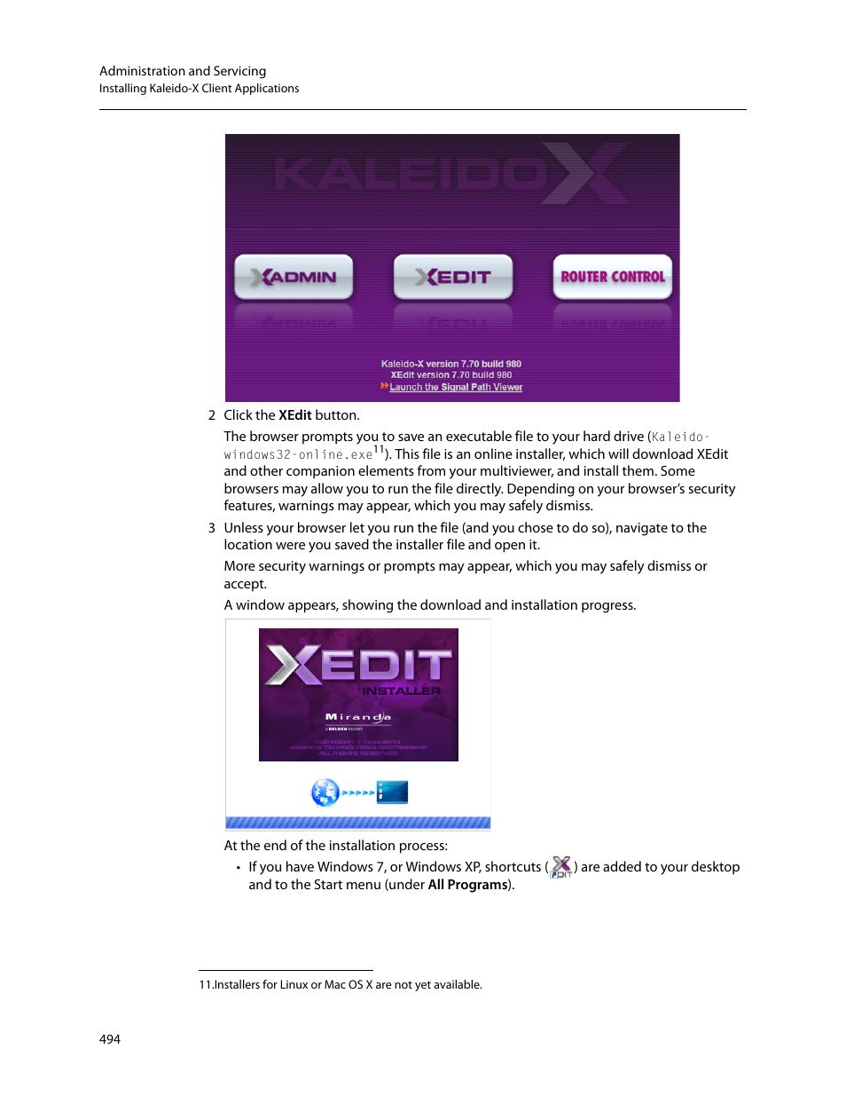 Grass Valley Kaleido-X v.7.80 User Manual | Page 502 / 557
