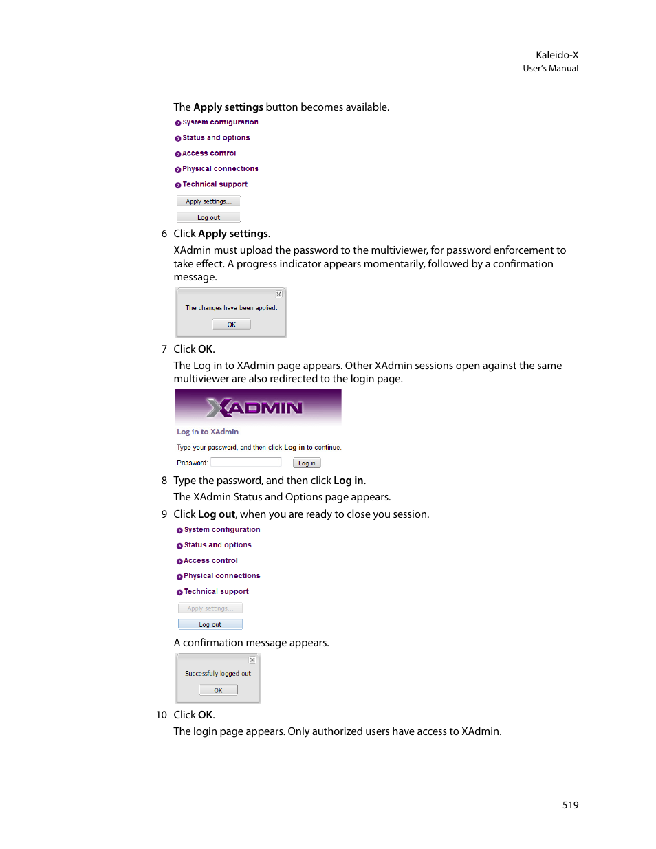 Grass Valley Kaleido-X v.7.80 User Manual | Page 527 / 557