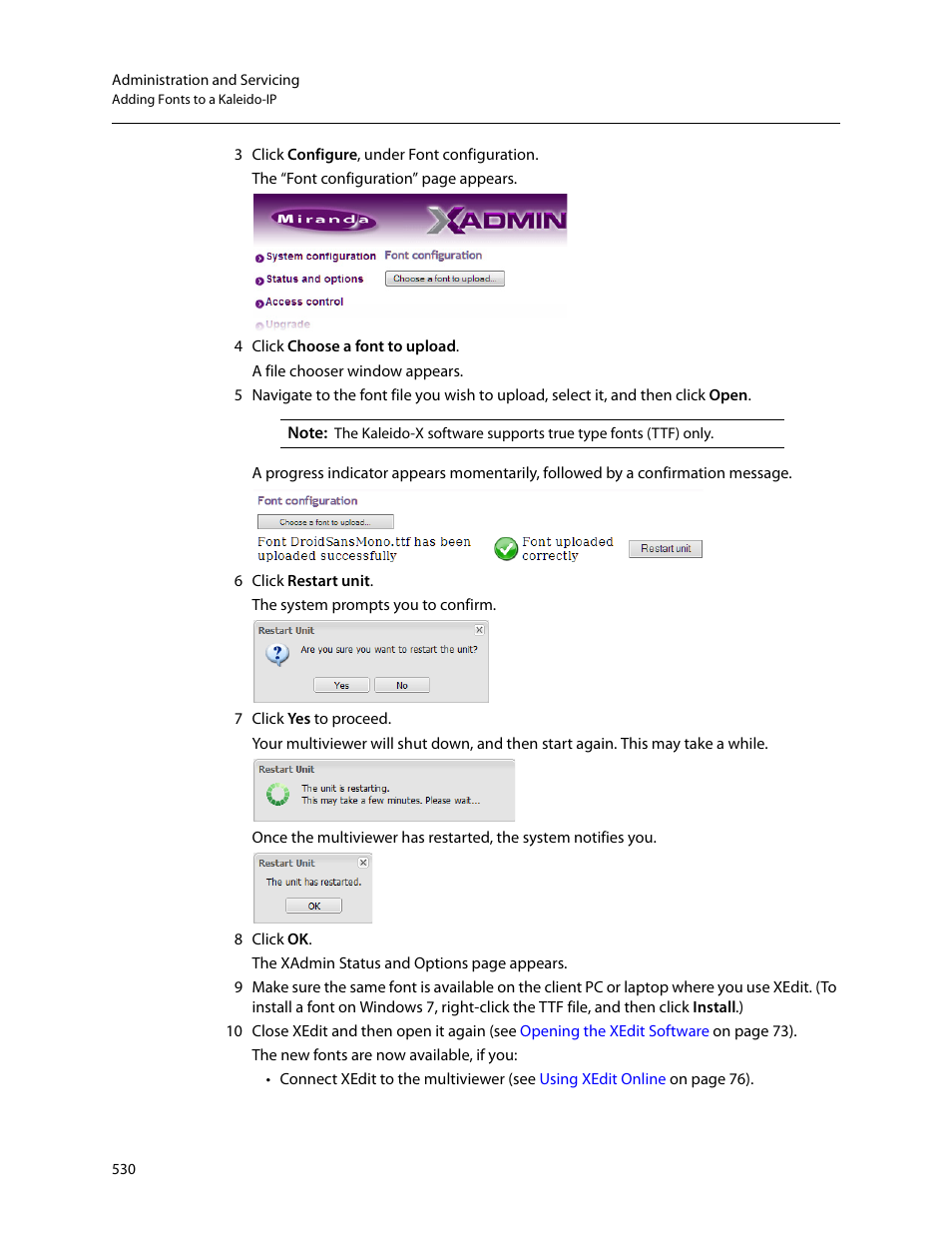 Grass Valley Kaleido-X v.7.80 User Manual | Page 538 / 557