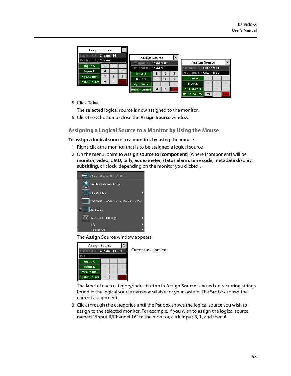 Grass Valley Kaleido-X v.7.80 User Manual | Page 61 / 557