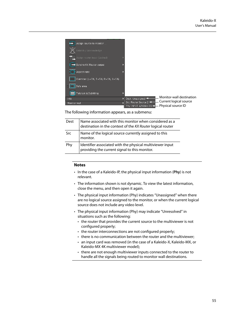 Grass Valley Kaleido-X v.7.80 User Manual | Page 63 / 557