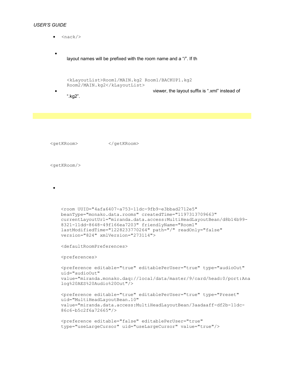 Grass Valley Kaleido Remote Control Protocol Gateway May.2011 User Manual | Page 14 / 36