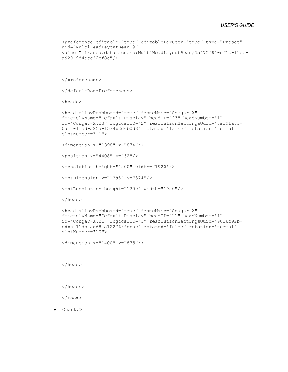 Grass Valley Kaleido Remote Control Protocol Gateway May.2011 User Manual | Page 15 / 36