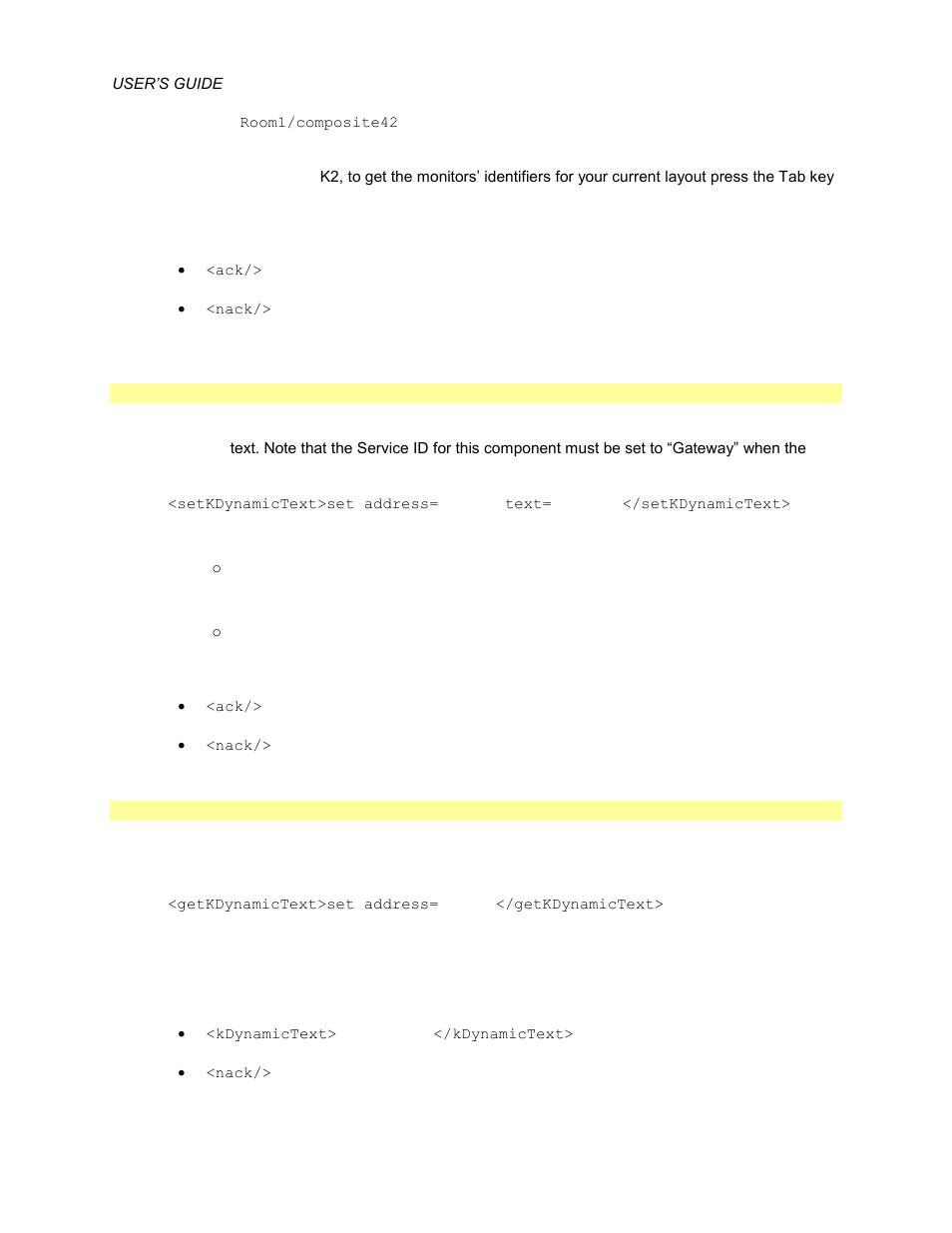 Grass Valley Kaleido Remote Control Protocol Gateway May.2011 User Manual | Page 18 / 36