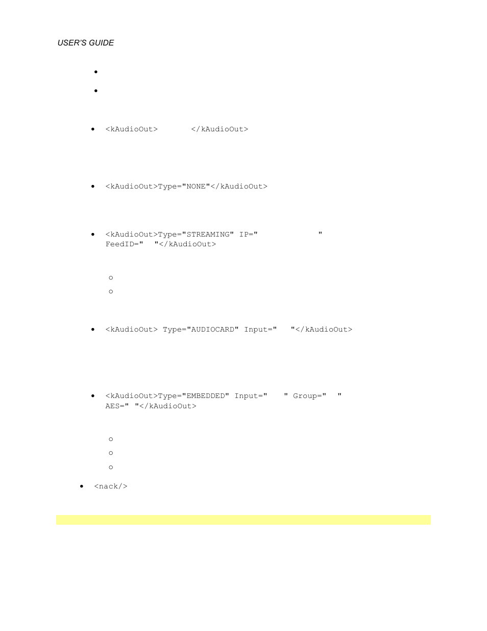 Grass Valley Kaleido Remote Control Protocol Gateway May.2011 User Manual | Page 24 / 36