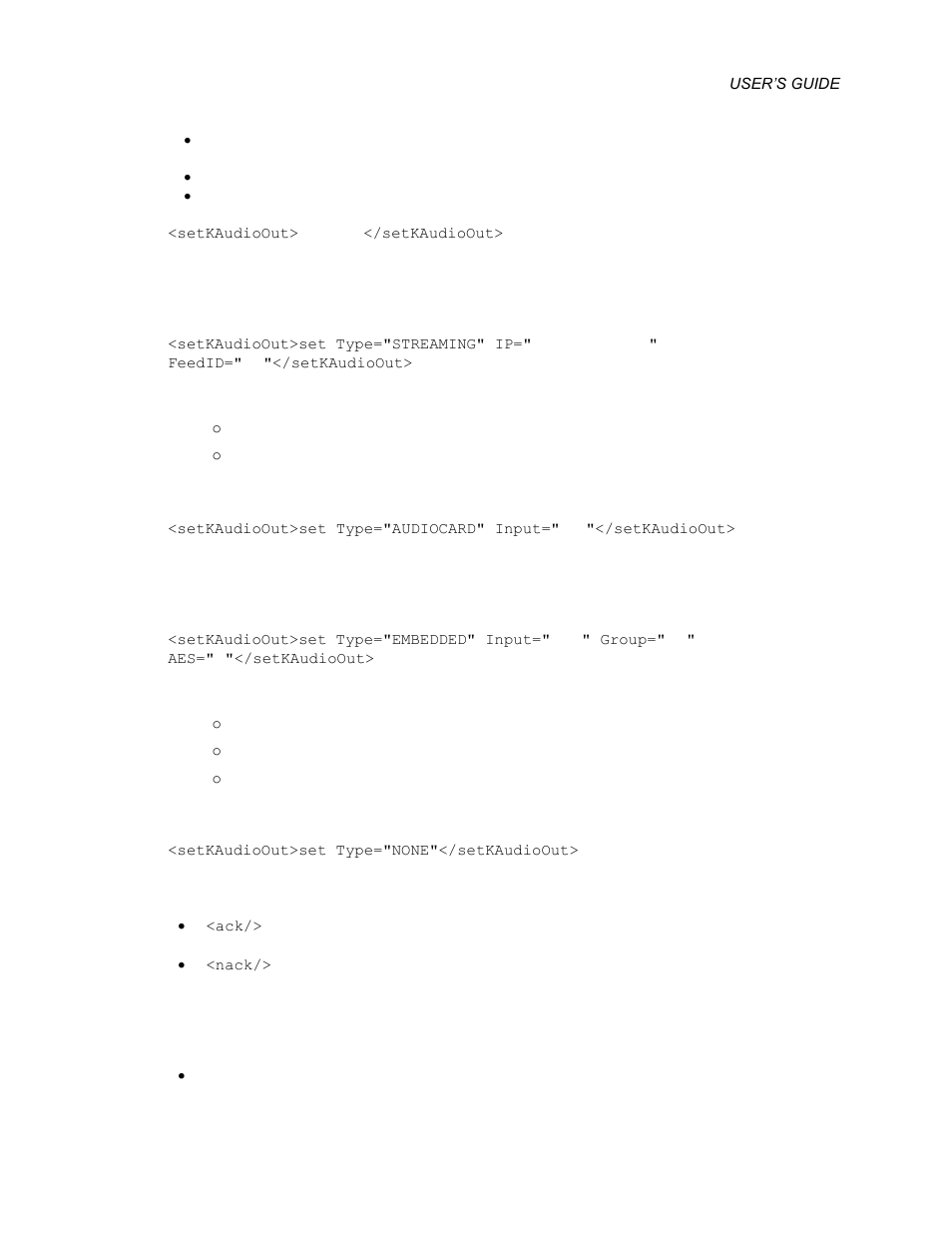 Grass Valley Kaleido Remote Control Protocol Gateway May.2011 User Manual | Page 25 / 36