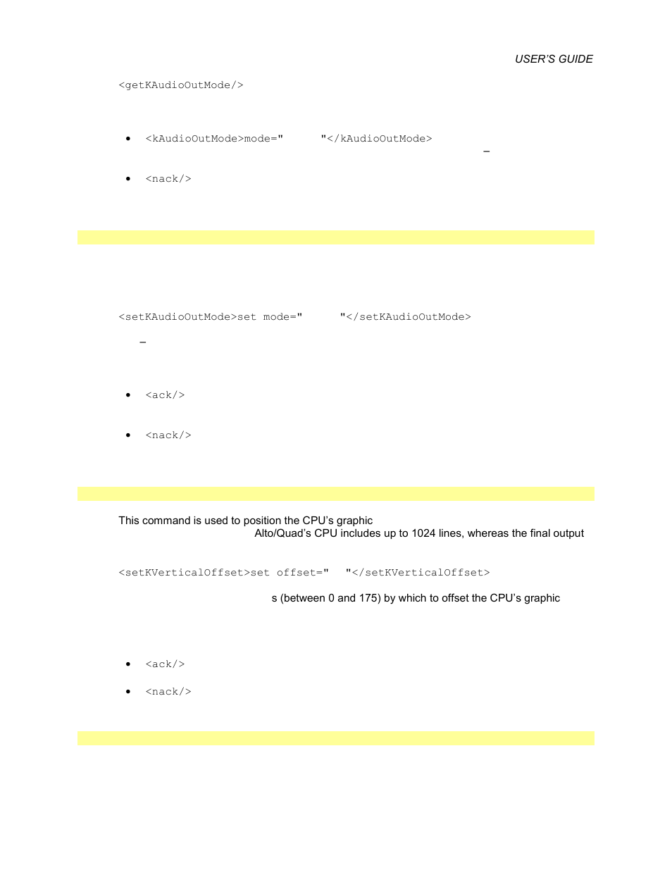 Grass Valley Kaleido Remote Control Protocol Gateway May.2011 User Manual | Page 27 / 36