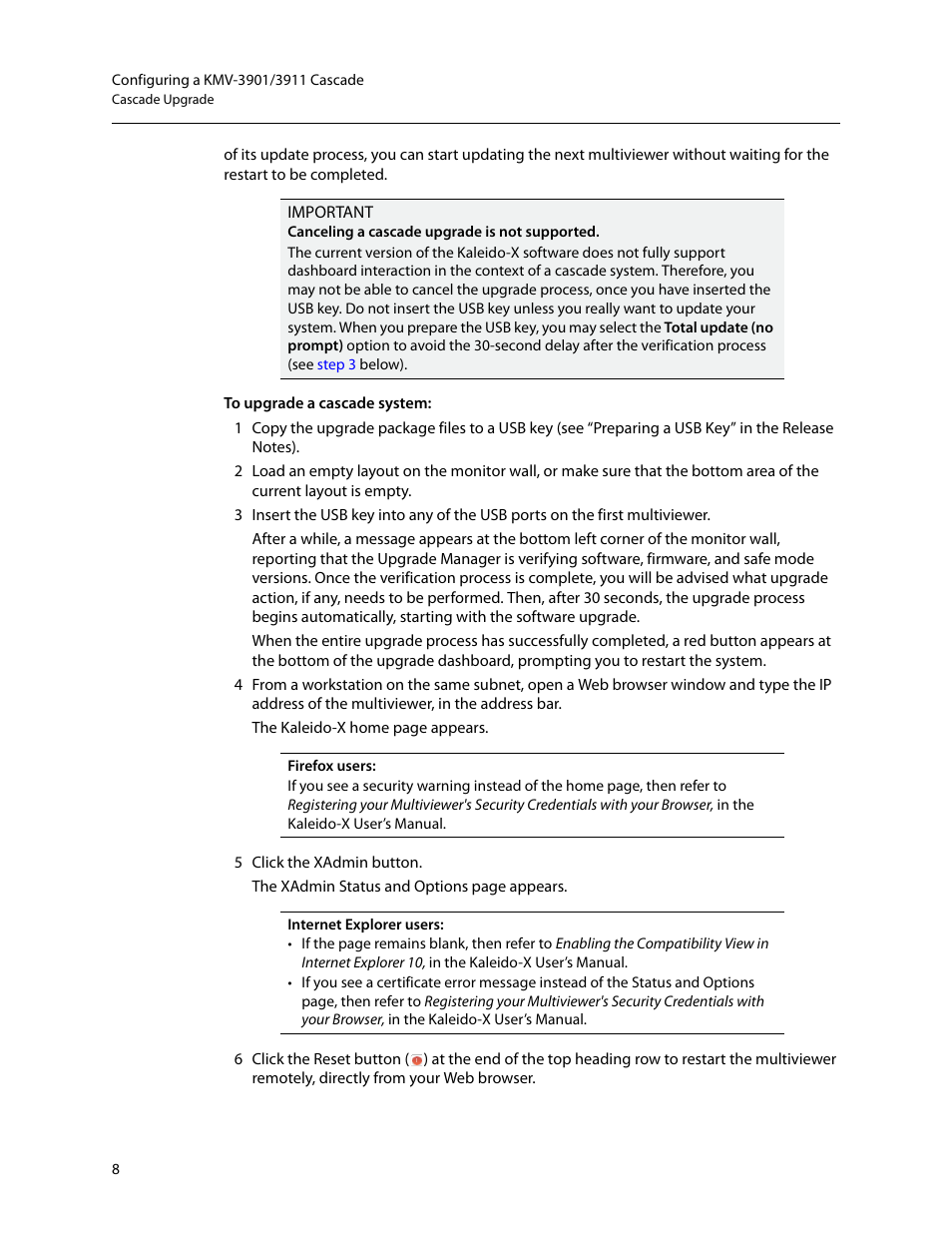 Grass Valley KMV-3901 Apr 13 2015 User Manual | Page 10 / 13