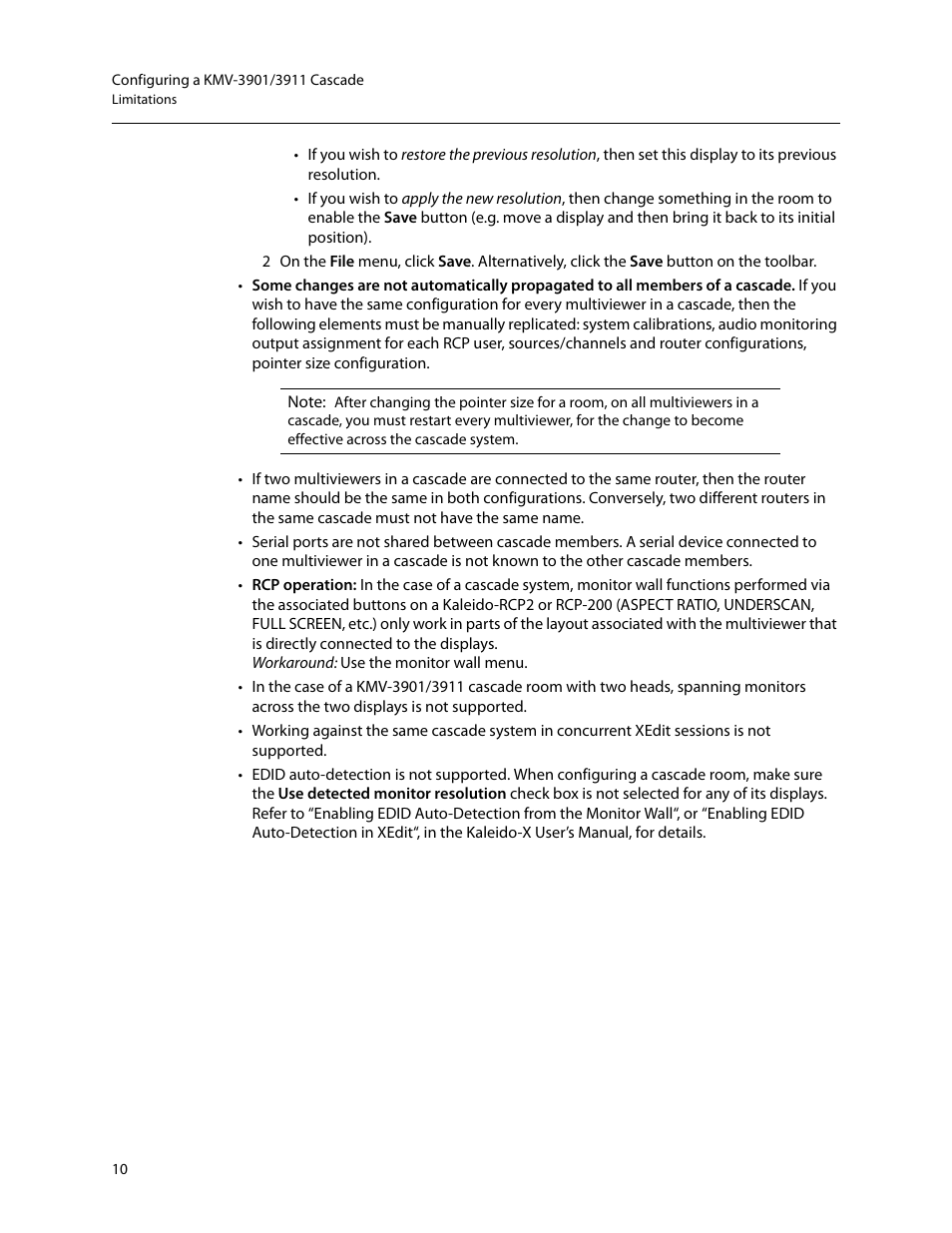 Grass Valley KMV-3901 Apr 13 2015 User Manual | Page 12 / 13