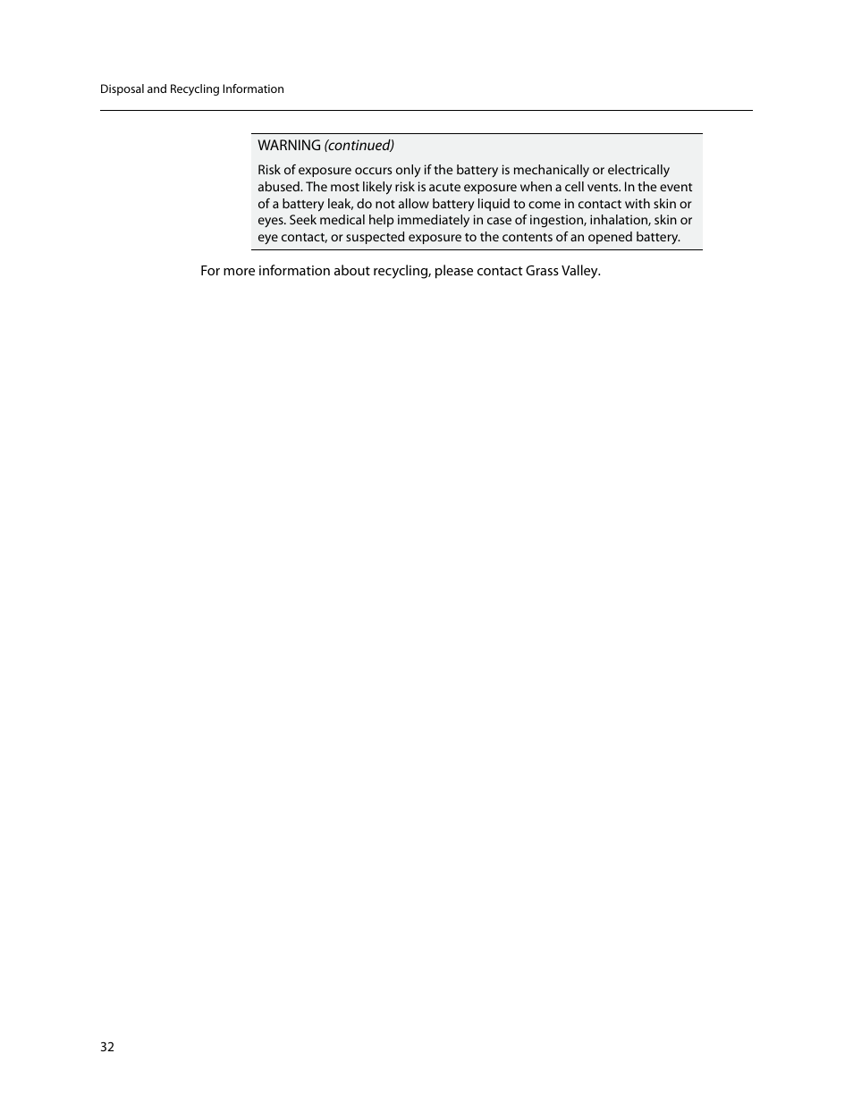 Grass Valley Kaleido-X16 Installation v.7.70 User Manual | Page 44 / 45