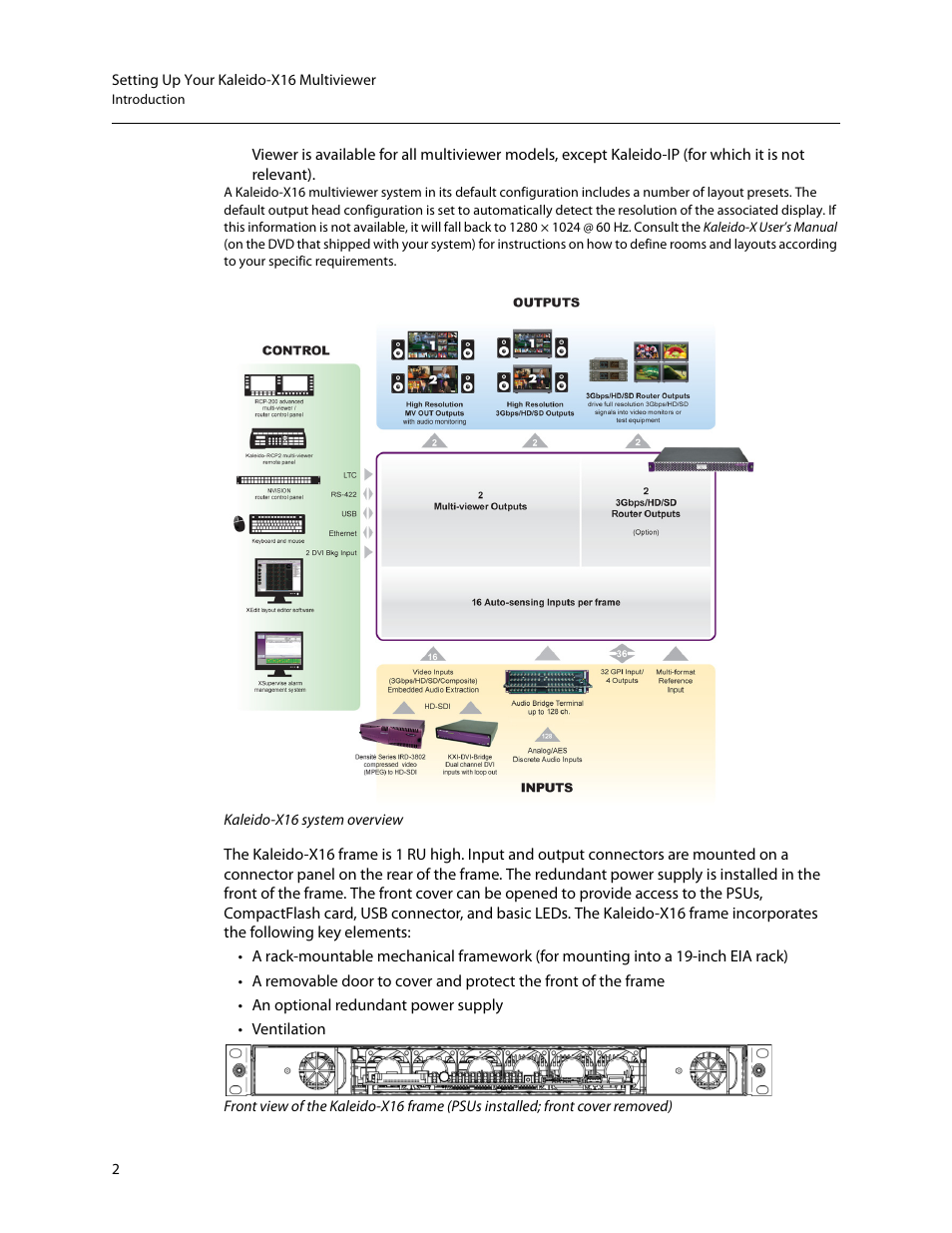 Grass Valley Kaleido-X16 Quick Start v.7.80 User Manual | Page 14 / 31