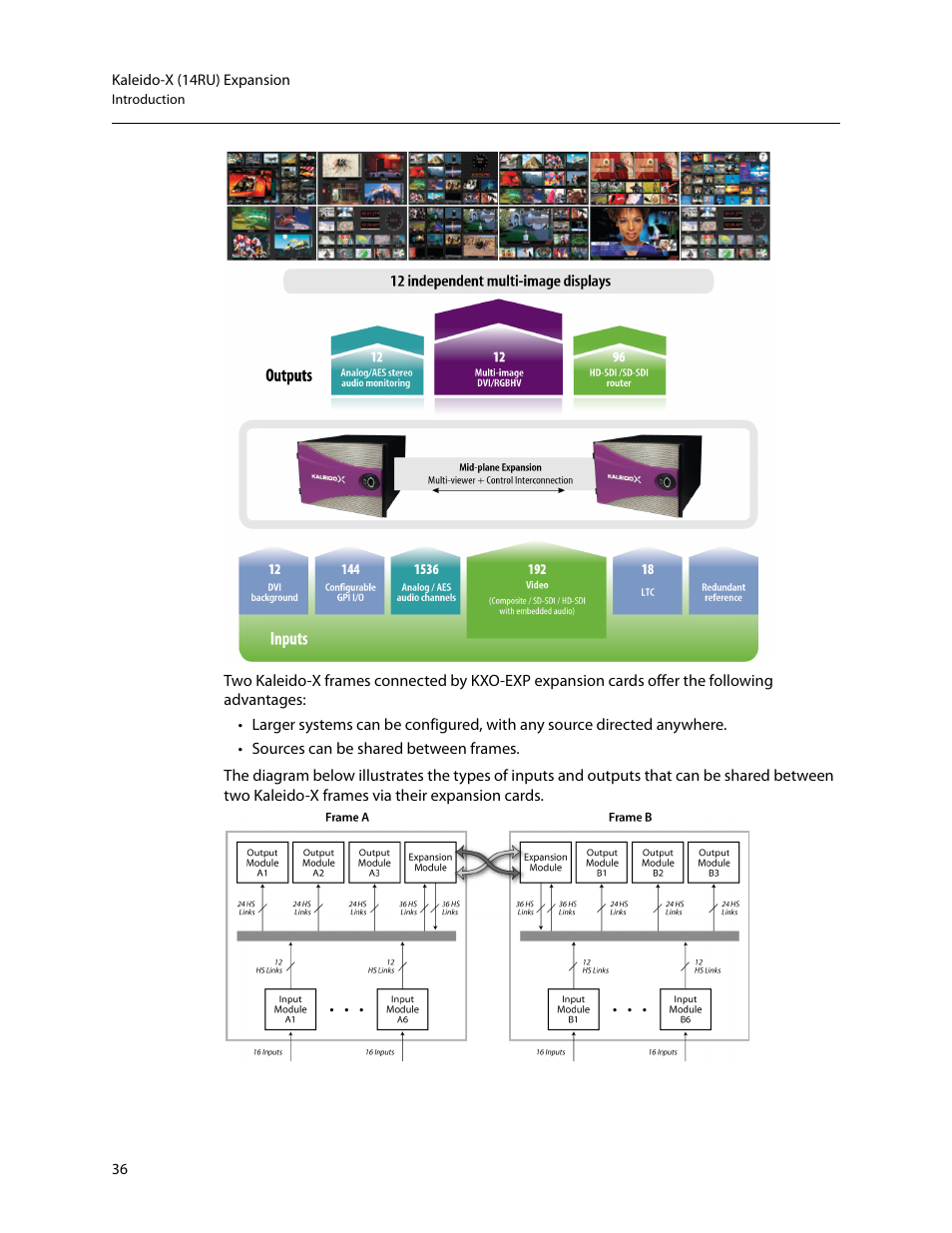 Grass Valley Kaleido-X (7RU) v.7.70 User Manual | Page 48 / 97