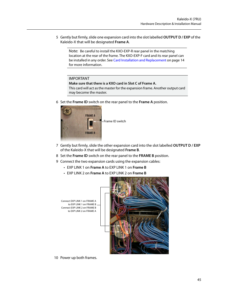 Grass Valley Kaleido-X (7RU) v.7.70 User Manual | Page 57 / 97